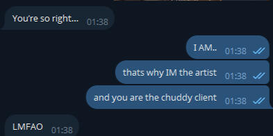 My Chud client that i love